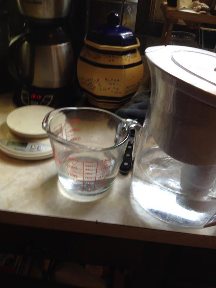 Water for soap making!